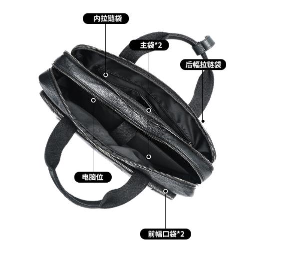 Cặp Da Nam Công Sở Da Thật Cao Cấp Đựng Latop Đi Làm 16.1 Inch CD002